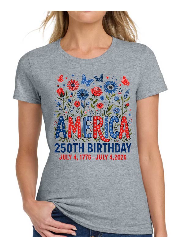 America 250th Birthday Floral