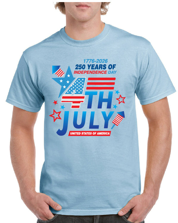 Fourth Of July Anniversary Tee