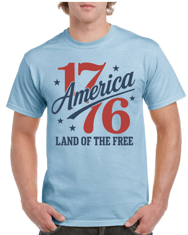 1776 America Land Of The Free Tee