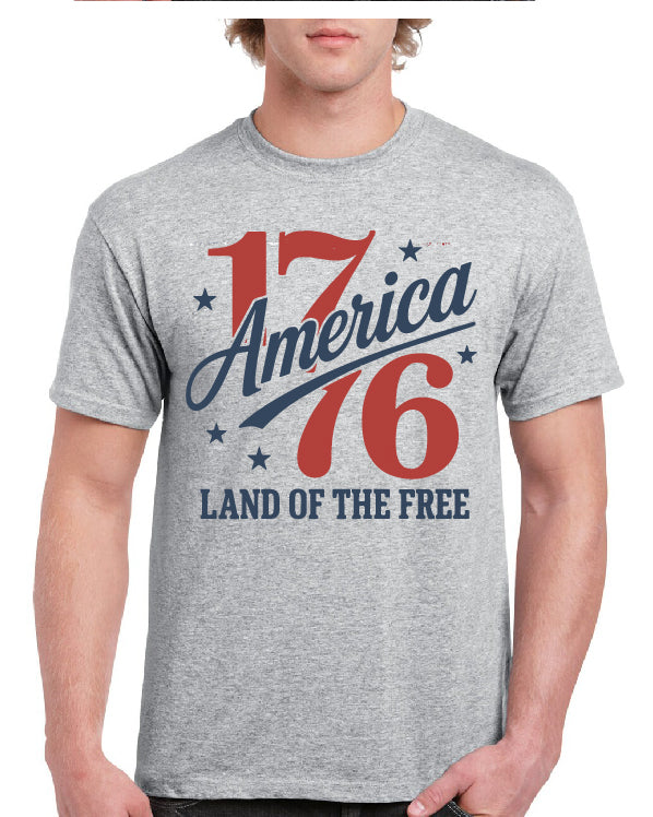 1776 America Land Of The Free Tee