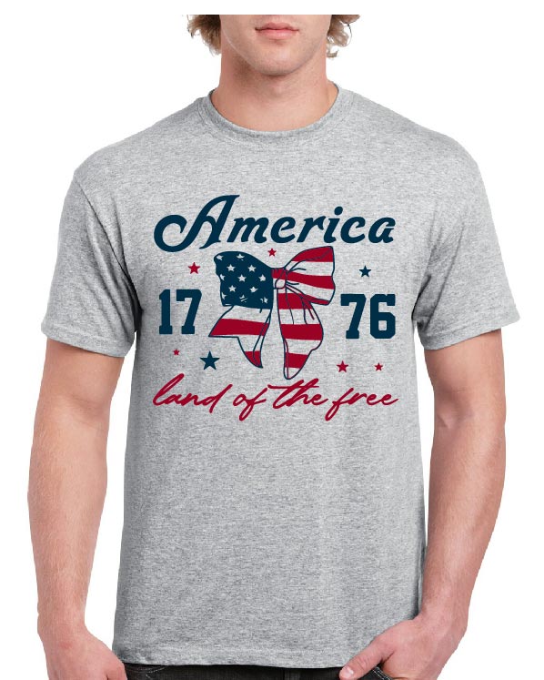 America 1776 Land Of The Free Tee