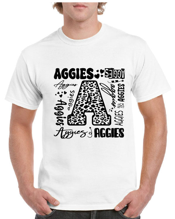 AGGIES A TEXT TEE