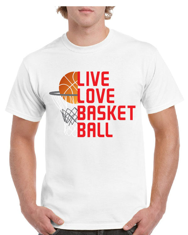 ALBERTVILLE LIVE LOVE BASKETBALL TEE