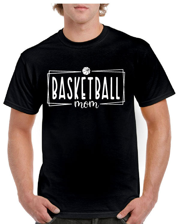 SQUARE BASKETBALL MOM TEE