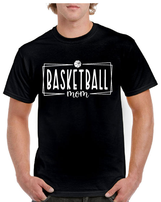 SQUARE BASKETBALL MOM TEE