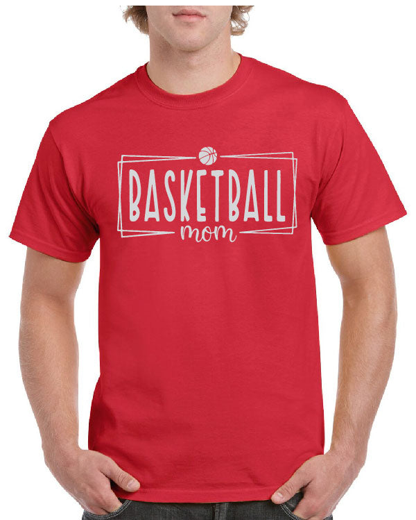 SQUARE BASKETBALL MOM TEE