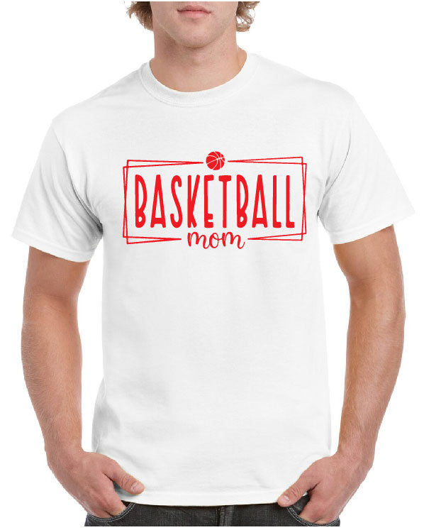 SQUARE BASKETBALL MOM TEE