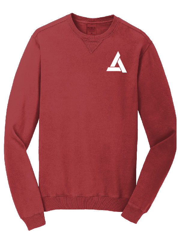Port & Company® Beach Wash® Garment-Dyed Crewneck Sweatshirt