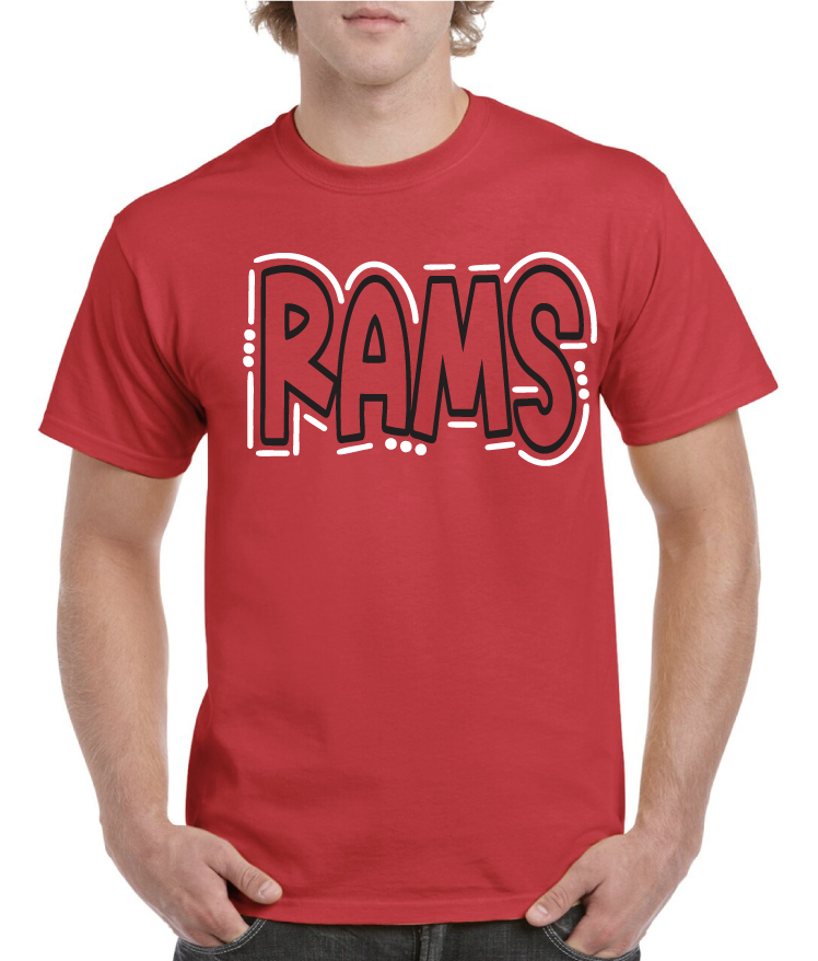 Hollow Rams Asbury High School Tee