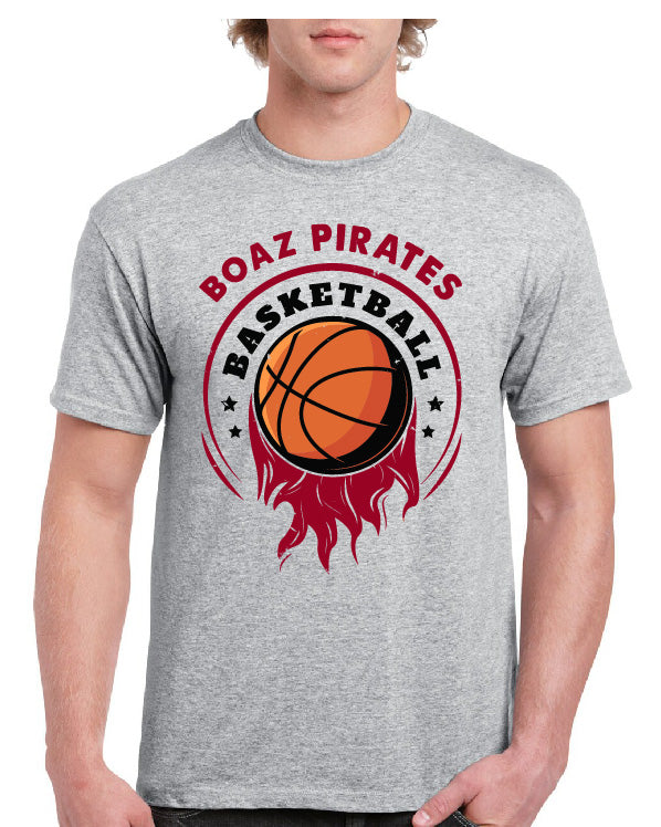 BOAZ PIRATES BASKETBALL TEE