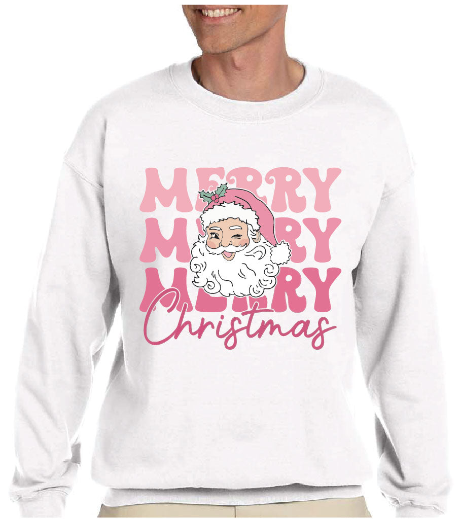 MERRY MERRY CHRISTMAS SANTA PULLOVER