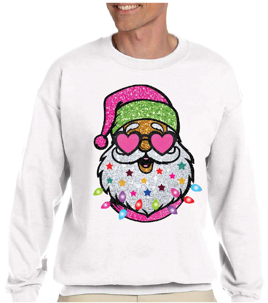 SANTA GLITTER SWEATSHIRT
