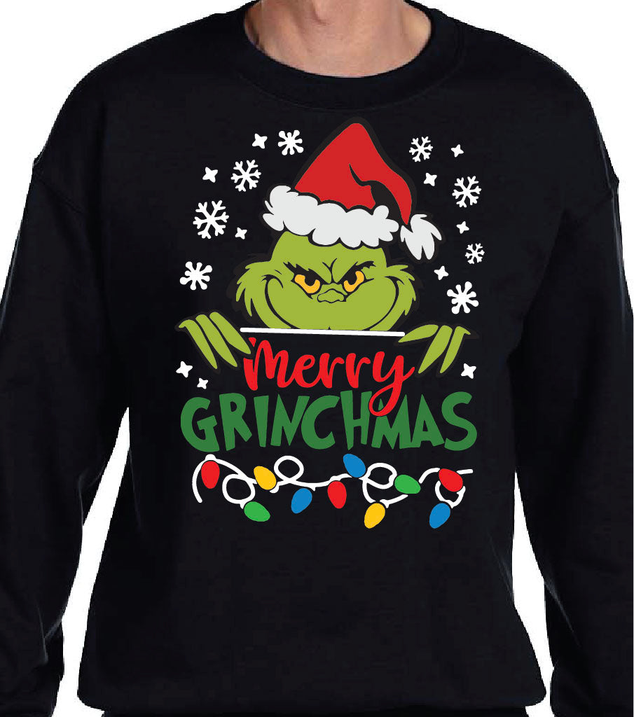 GRINCH MERRY CHRISTMAS SWEATSHIRT
