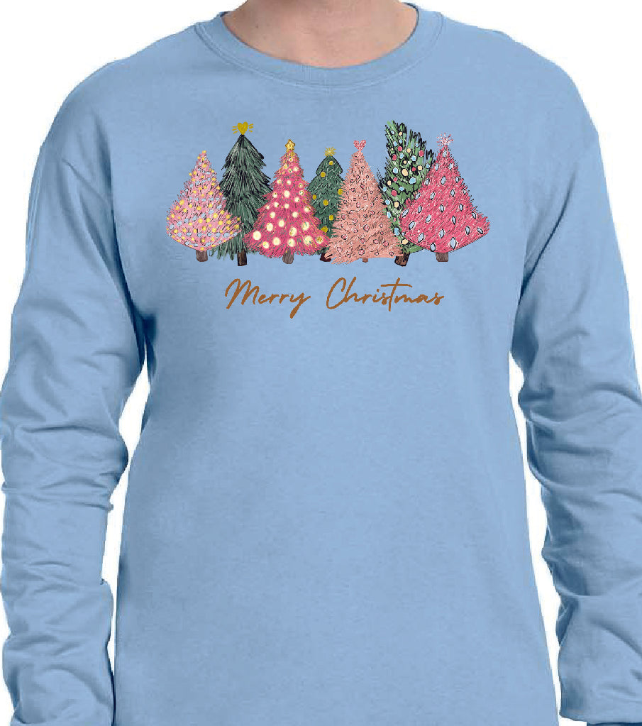 MERRY CHRISTMAS TREES SWEATSHIRT