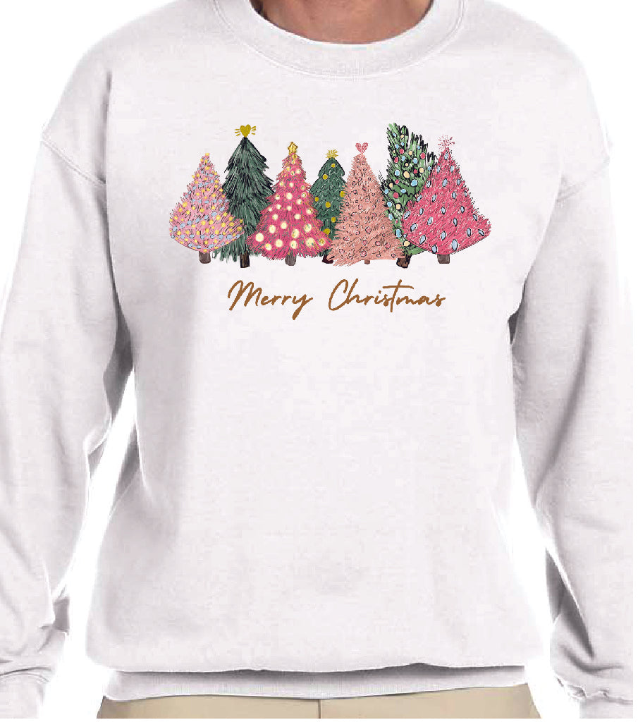 MERRY CHRISTMAS TREES SWEATSHIRT