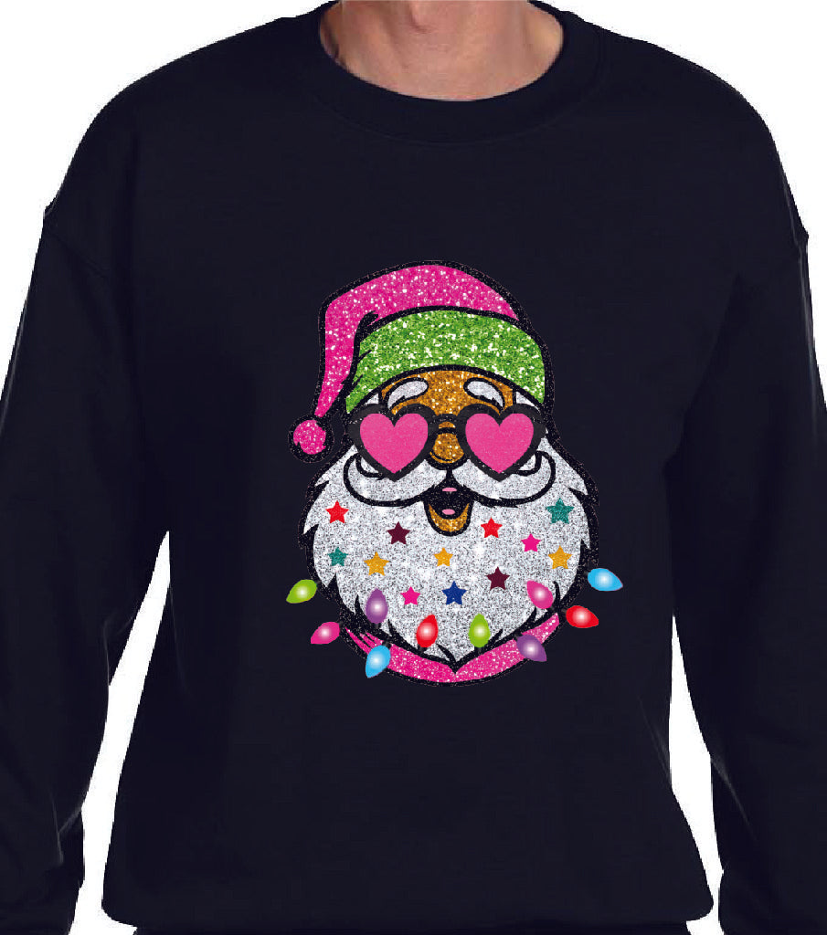 SANTA GLITTER SWEATSHIRT