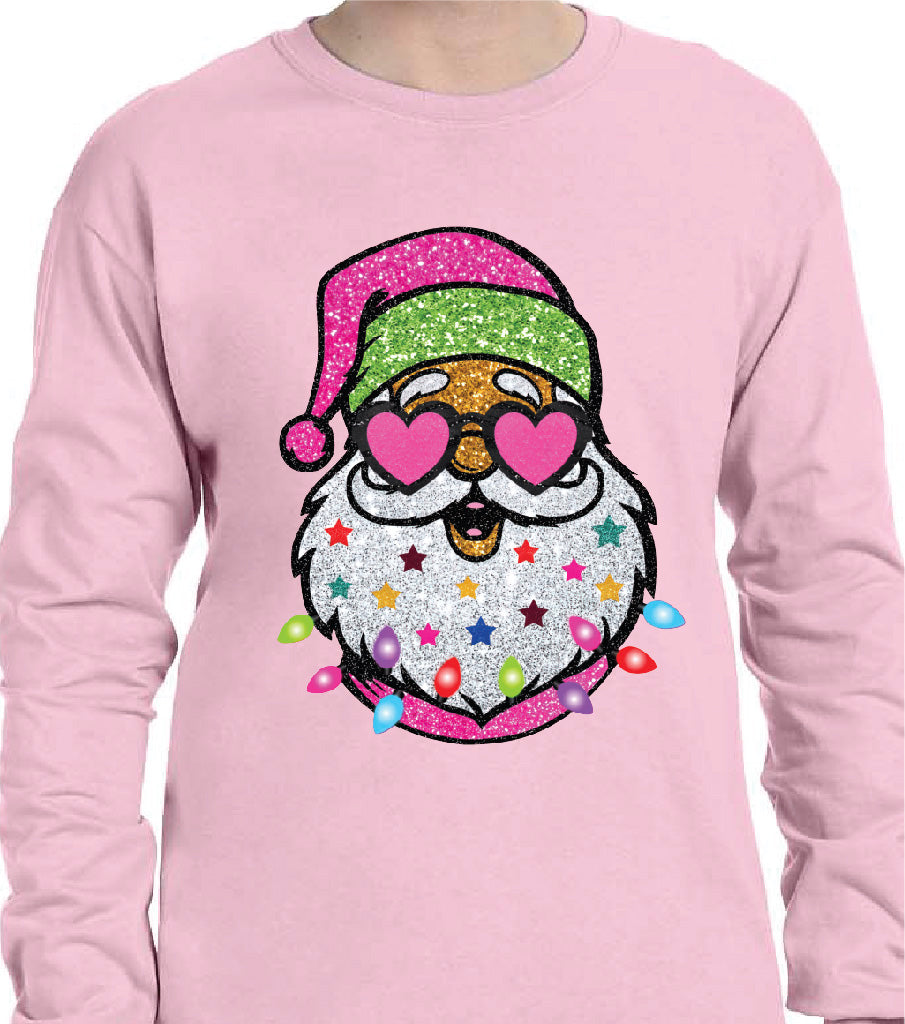 SANTA GLITTER SWEATSHIRT