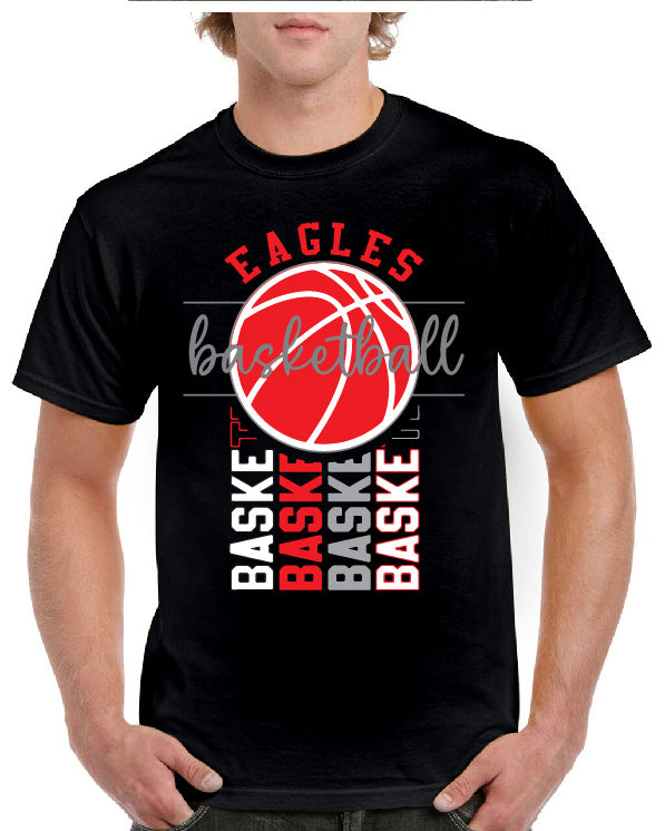 EAGLES BASKETBALL TEE