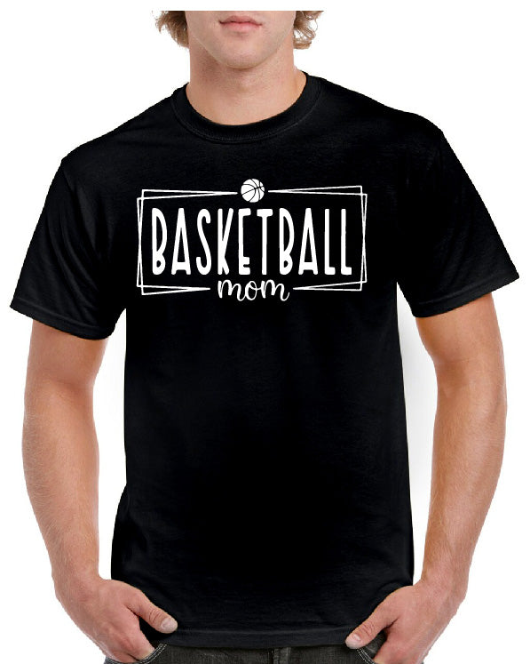 BASKETBALL MOM SQUARE TEE