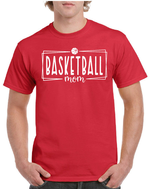 BASKETBALL MOM SQUARE TEE