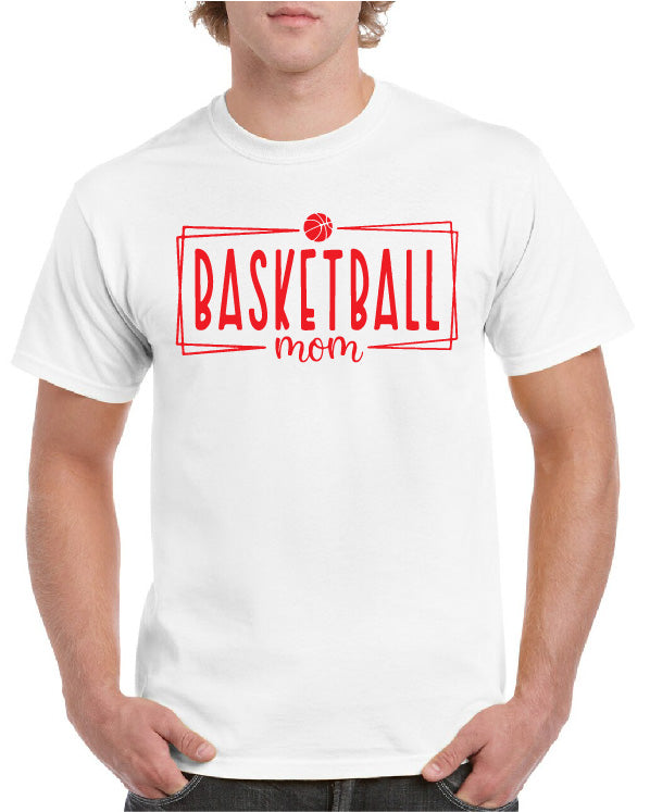 BASKETBALL MOM SQUARE TEE