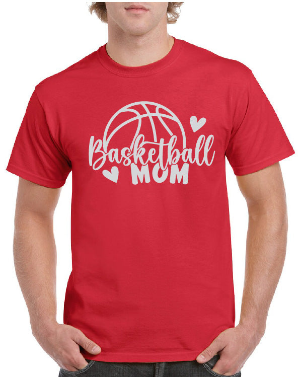 DOUGLAS BASKETBALL HEART MOM TEE