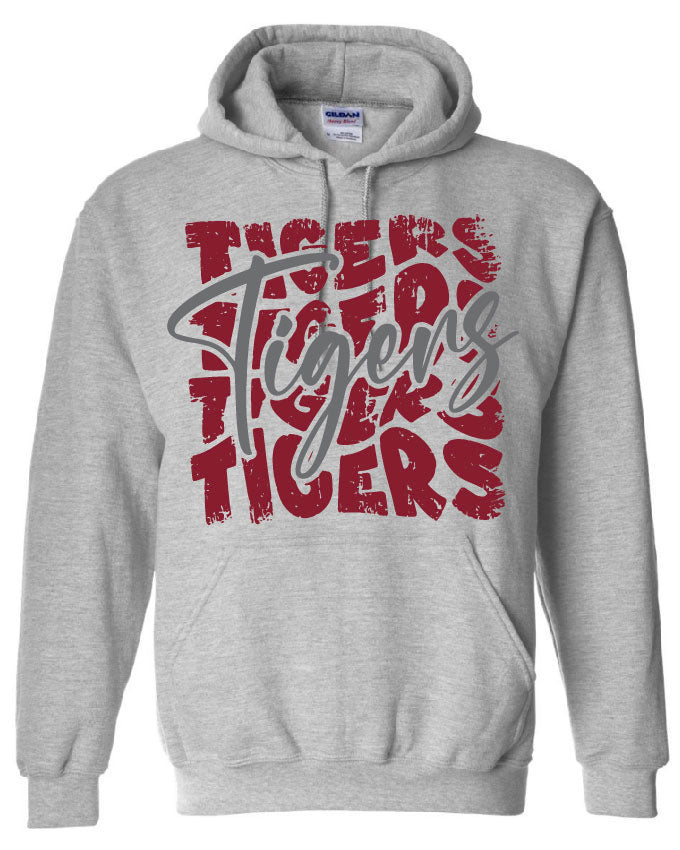 Multi Tigers Hartselle High School Hoodie