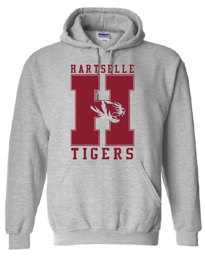 Tigers H Hartselle High School Hoodie