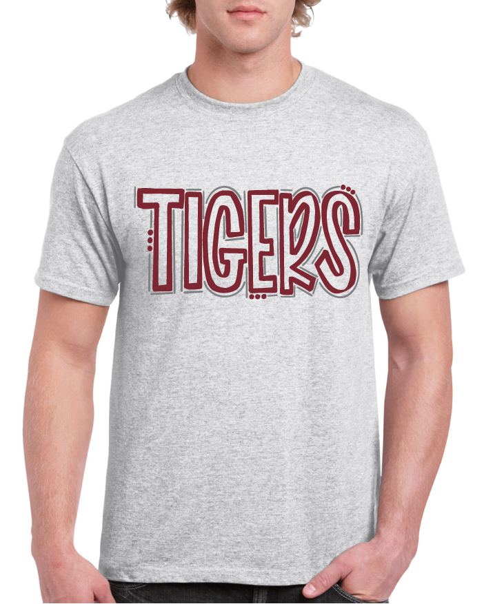 Outline Tigers Hartselle High School Tee