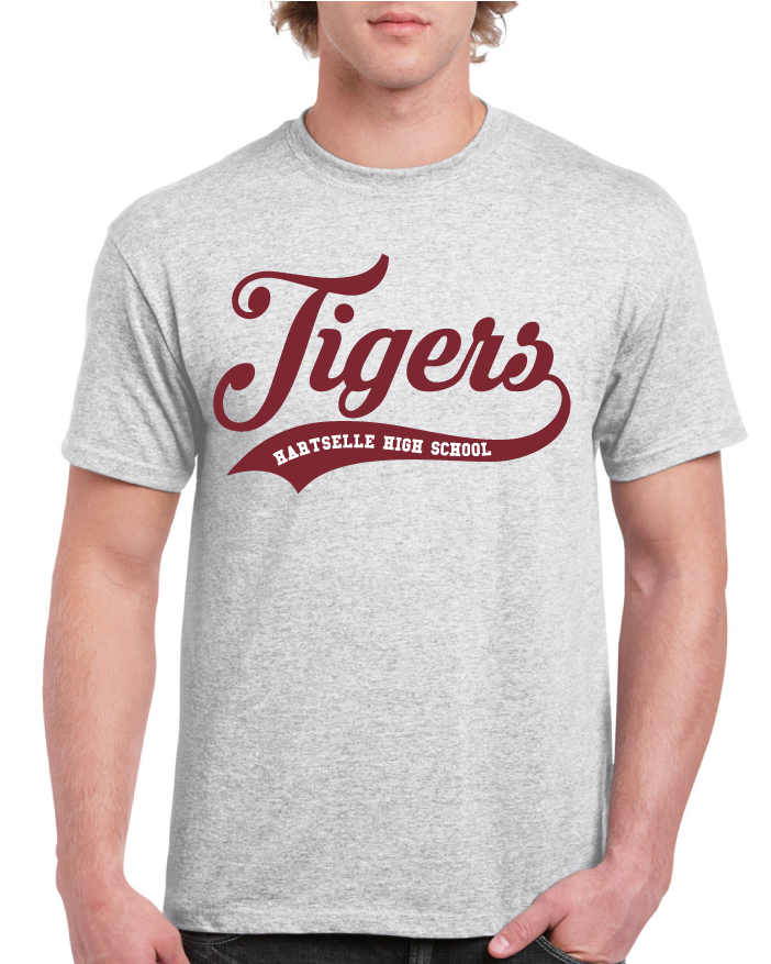 Tigers Swoosh Hartselle High School Tee