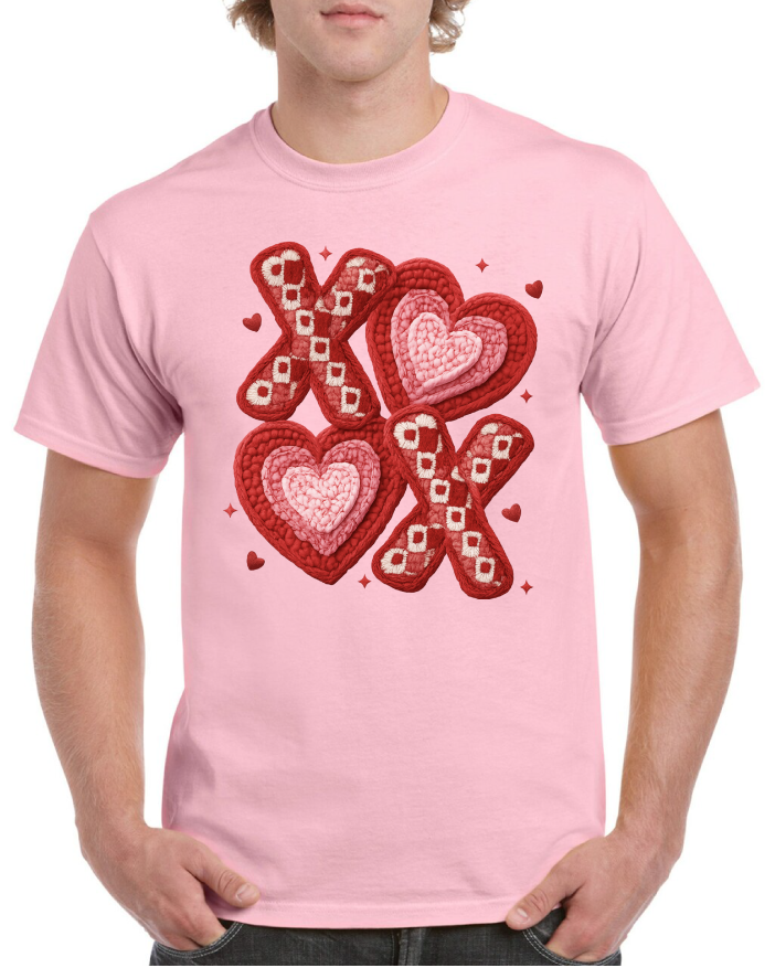 Quilted XOXO Valentine's Tee