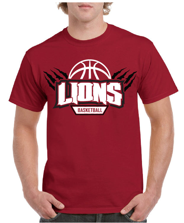 LIONS CLAW BASKETBALL TEE