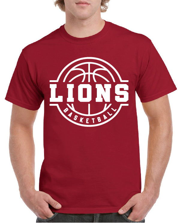 LIONS BASKETBALL TEE