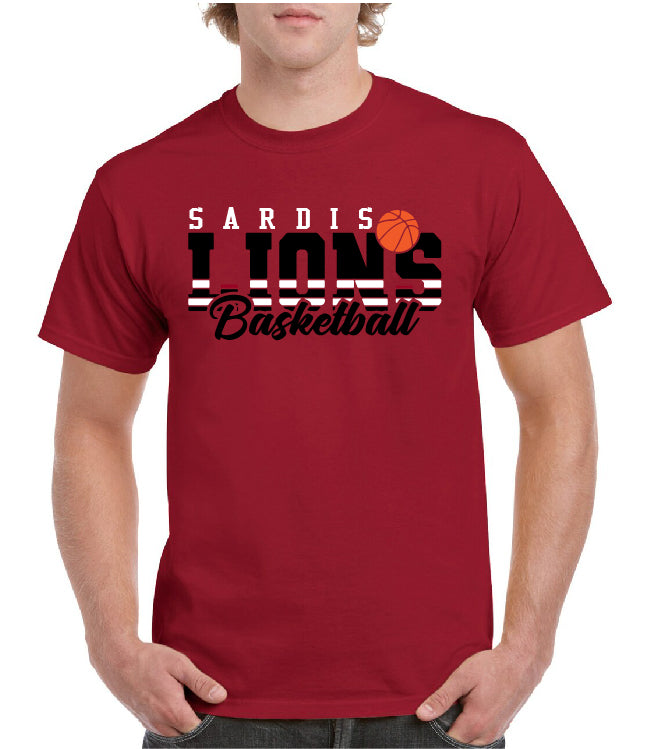 SARDIS LIONS BASKETBALL TEE
