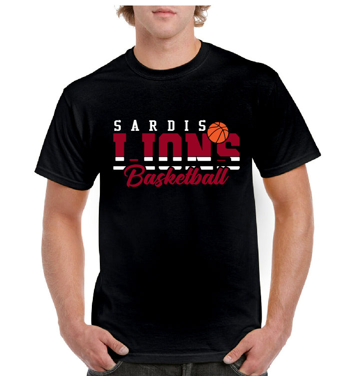 SARDIS LIONS BASKETBALL TEE