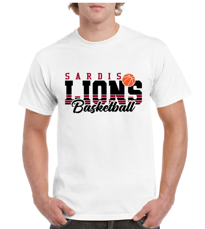 SARDIS LIONS BASKETBALL TEE