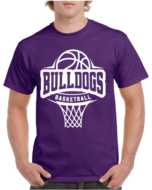 BULLDOGS BASKETBALL TEE