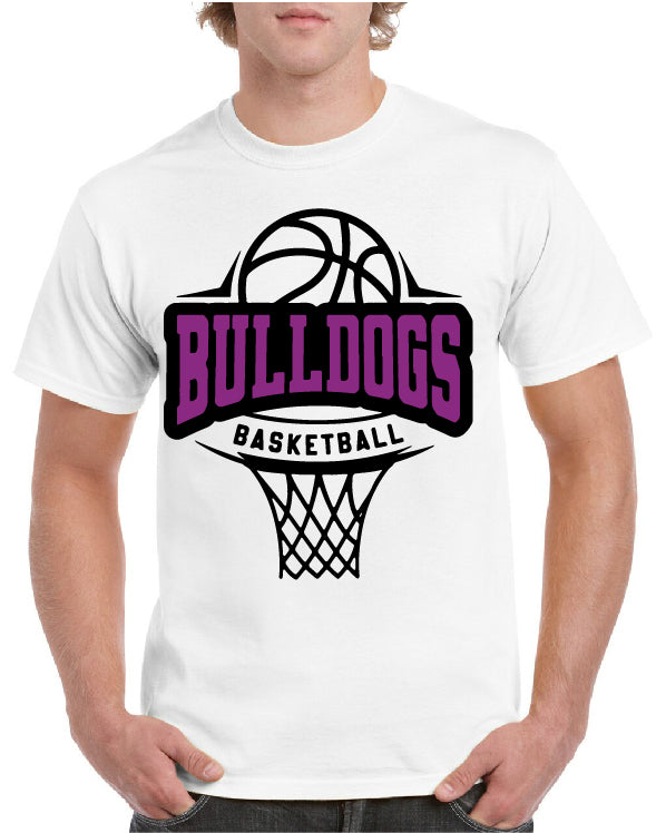 BULLDOGS BASKETBALL TEE