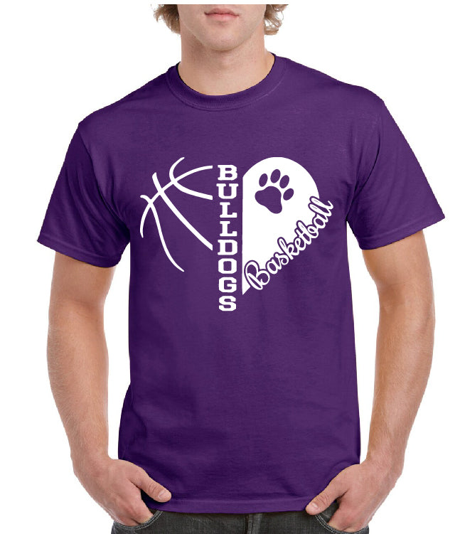BULLDOGS HEART BASKETBALL