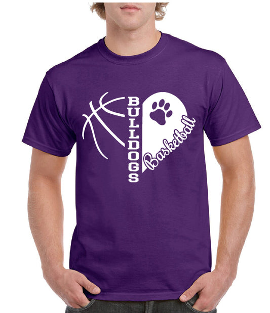 BULLDOGS HEART BASKETBALL