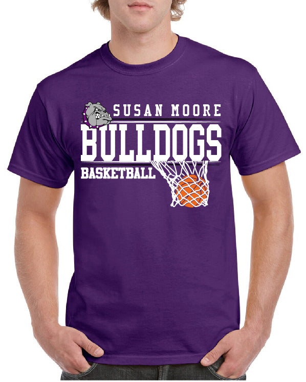 SUSAN MOORE BULLDOGS BASKETBALL TEE