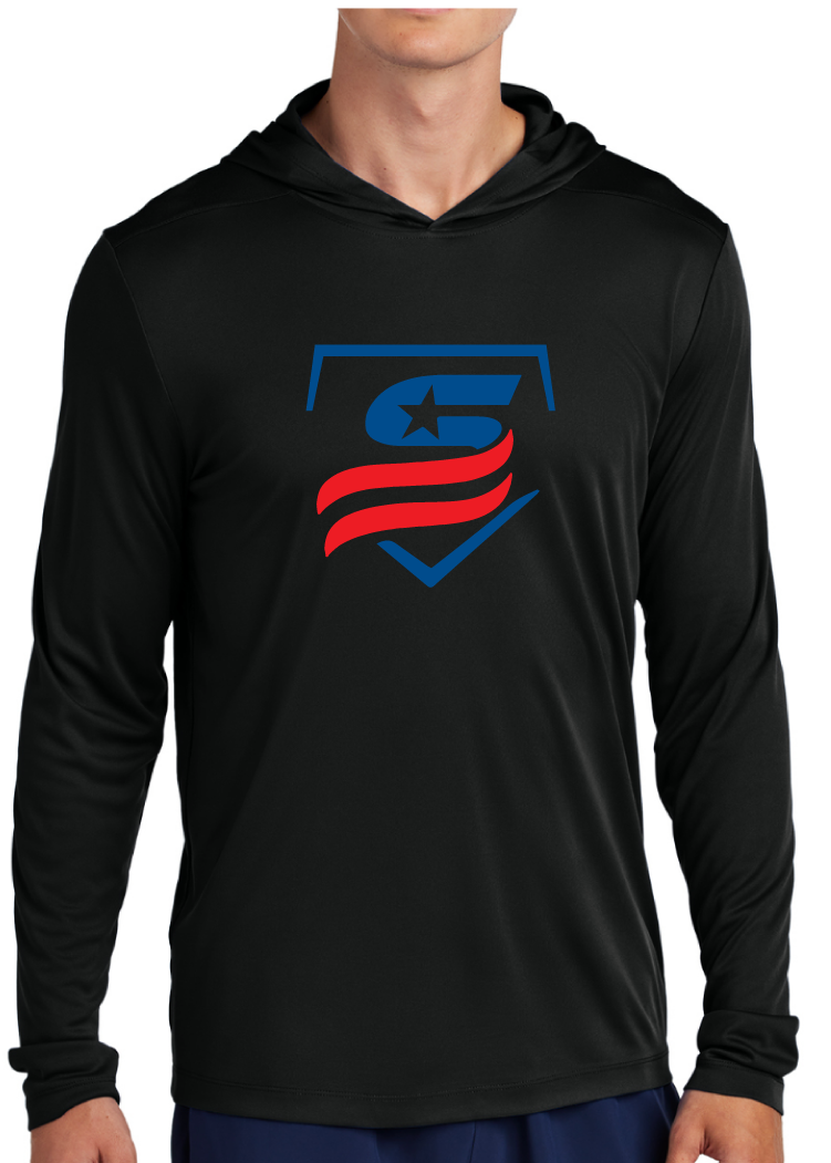 USSSA Sport-Tek ® Posi-UV ® Pro Long Sleeve Hooded Tee