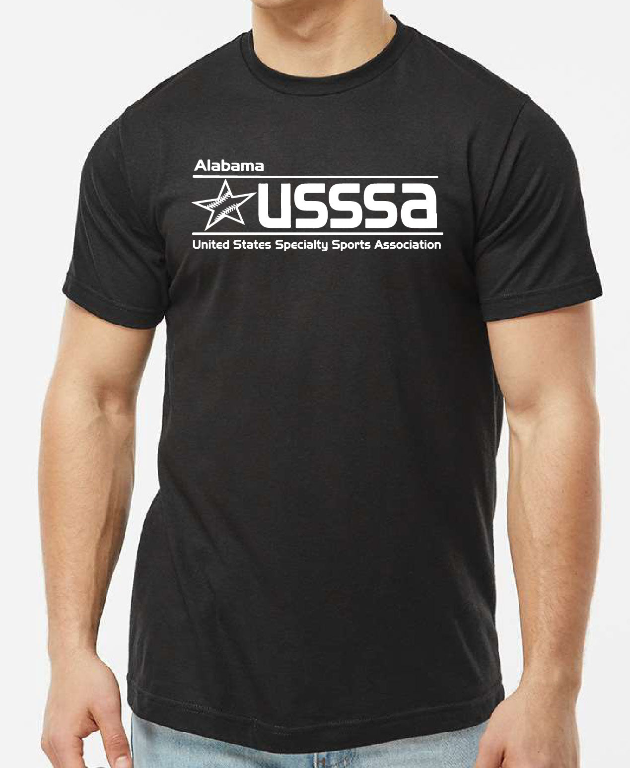 USSSA Star Baseball Unisex Poly-Rich T-Shirt