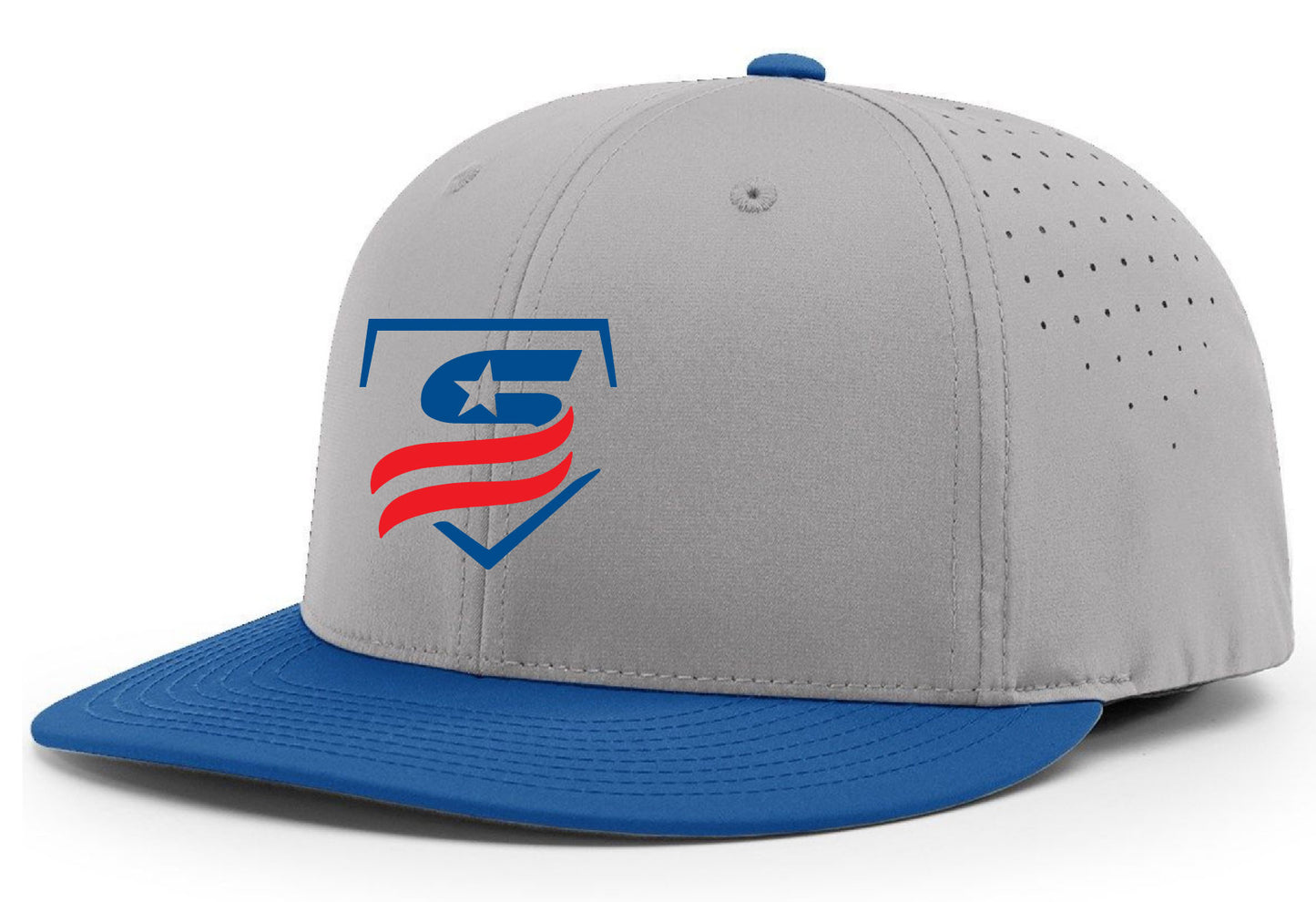 USSSA Richardson PTS30 Grey/Royal Cap