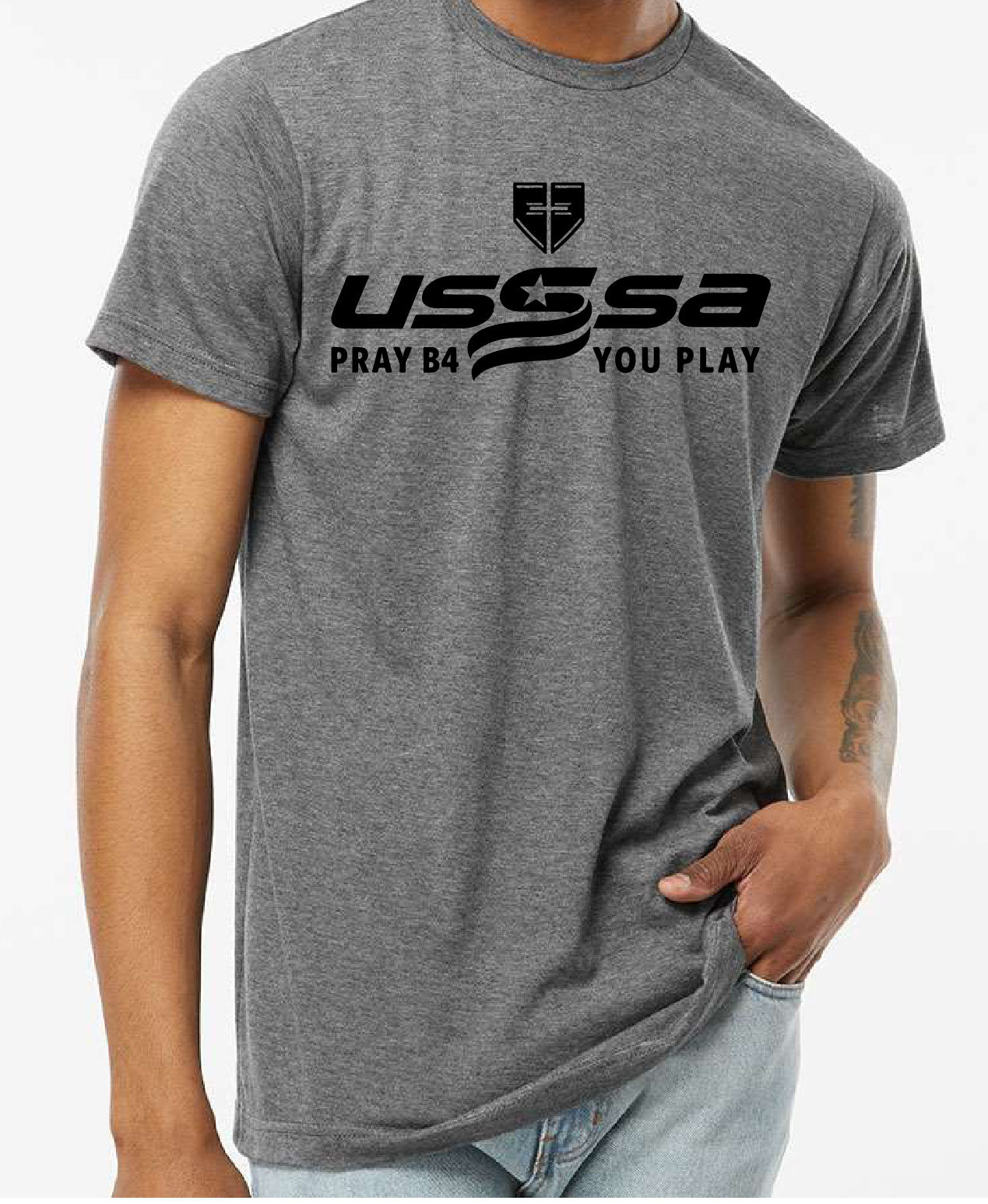 USSSA Unisex Poly-Rich T-Shirt - 241