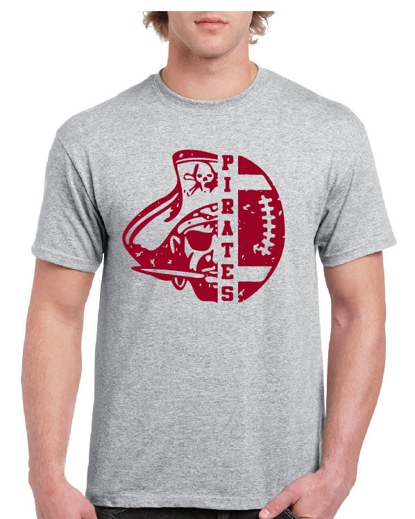 BOAZ PIRATES SPLIT GRUNGE FOOTBALL