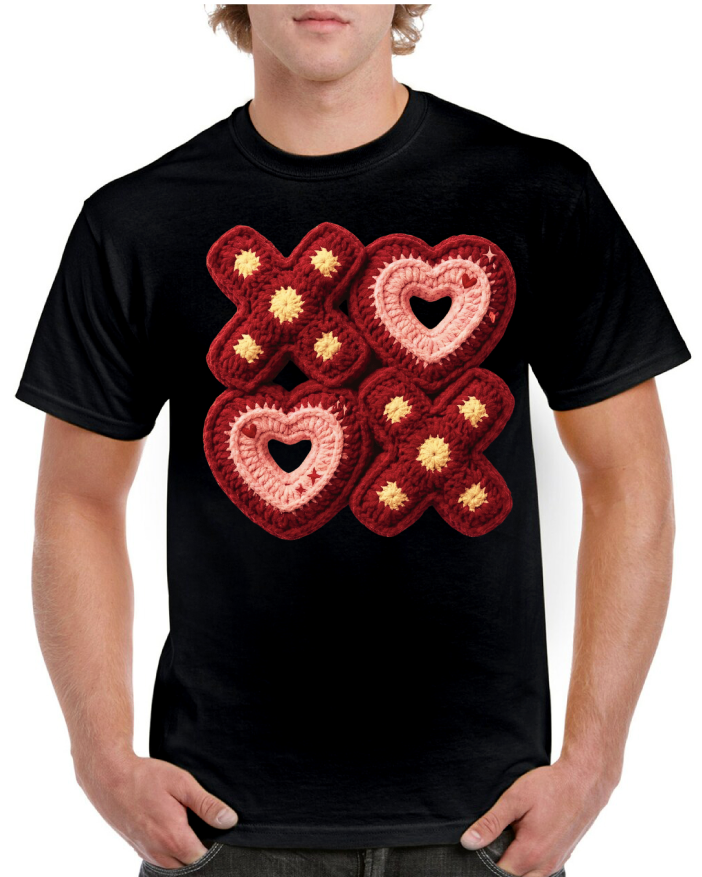Fuzzy XOXO Valentine's Tee