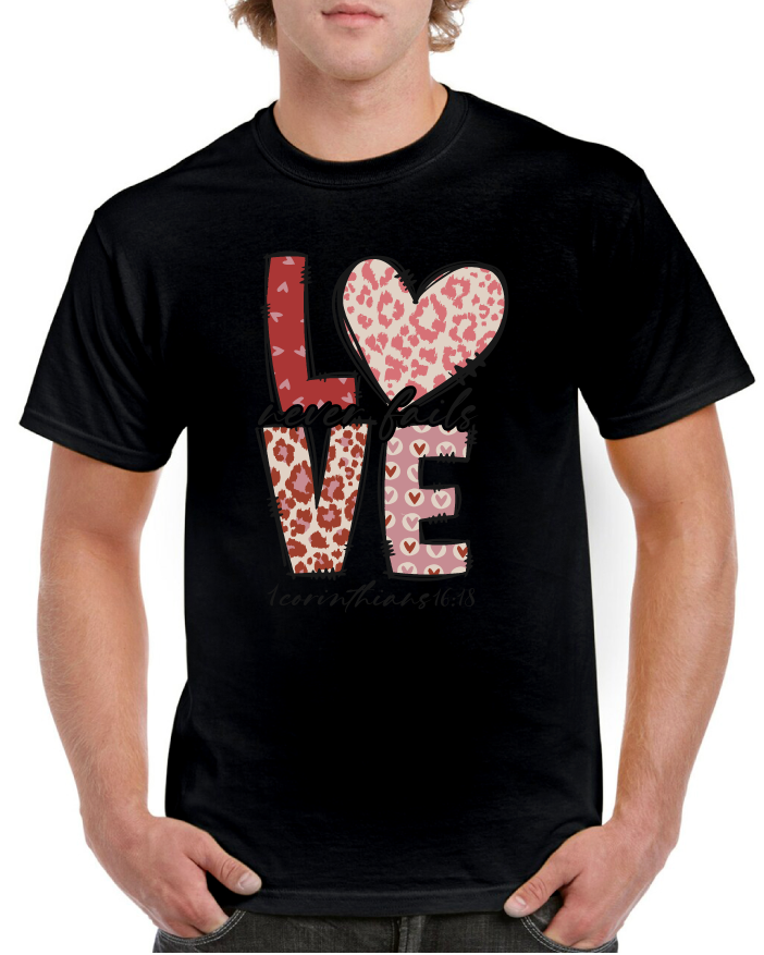 Cheetah Love Valentine's Tee