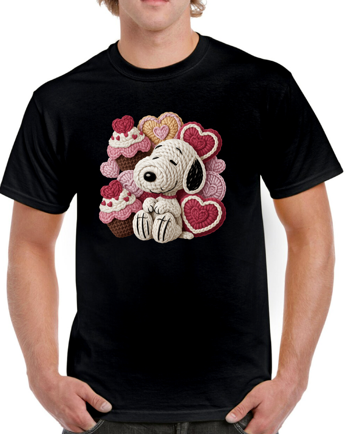 Snoopy Cupcake Valentine's Tee