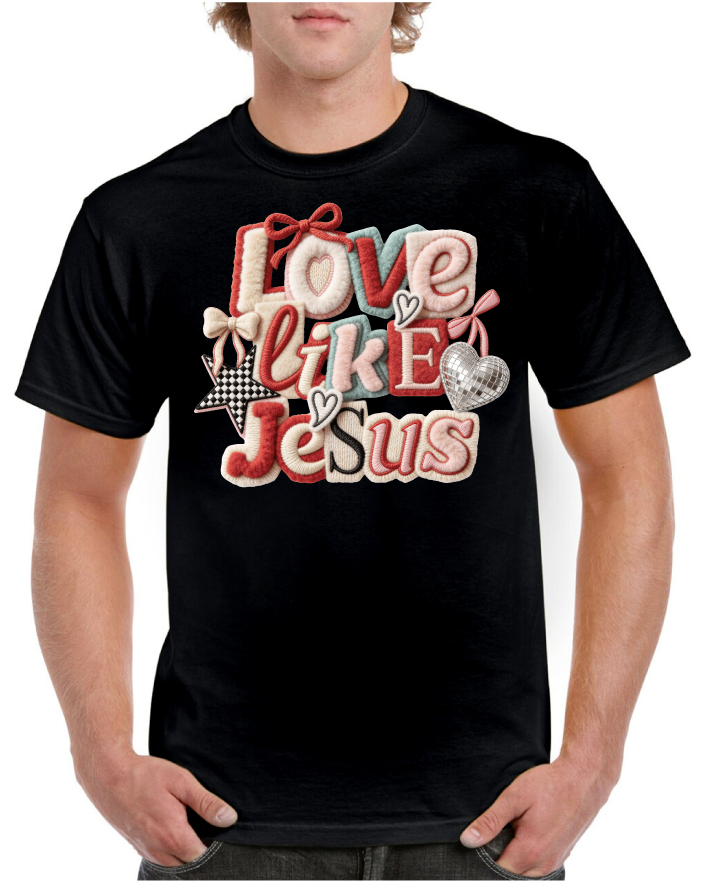 Love Like Jesus Valentine's Tee